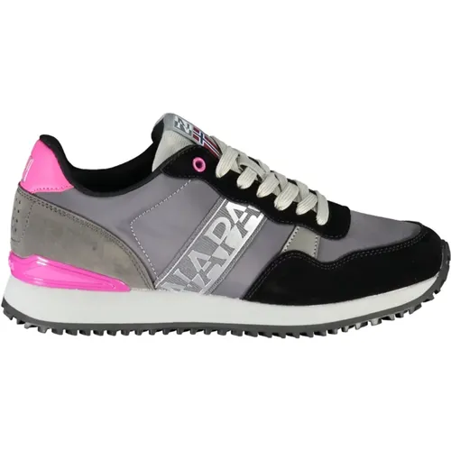 Sporty Lace-Up Shoes Grey Women , female, Sizes: 5 UK, 8 UK, 6 UK, 7 UK, 9 UK - Napapijri - Modalova