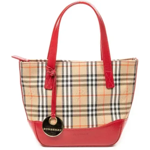 Pre-owned Tote Bags, female, , Size: ONE SIZE Pre-owned Canvas totes - Burberry Vintage - Modalova