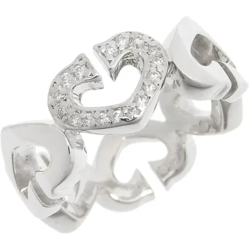 Pre-owned Jewellery, female, , Size: ONE SIZE Pre-owned White Gold rings - Cartier Vintage - Modalova