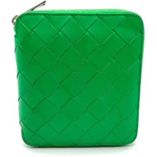 Pre-owned Leather wallets , female, Sizes: ONE SIZE - Bottega Veneta Vintage - Modalova