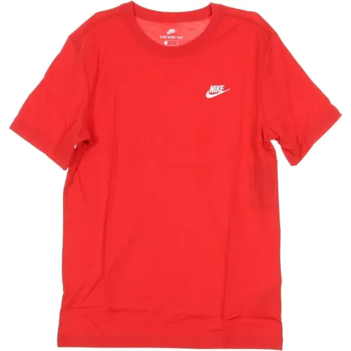 Club Tee /White Short Sleeve T-shirt , male, Sizes: XL - Nike - Modalova