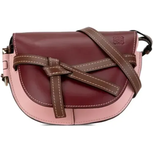 Pre-owned Cross Body Bags, female, , Size: ONE SIZE Pre-owned Leather shoulder-bags - Loewe Pre-owned - Modalova