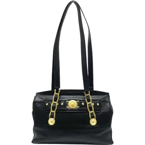 Pre-owned Leather shoulder-bags , female, Sizes: ONE SIZE - Versace Pre-owned - Modalova