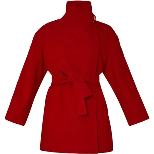 Cloth Coat with High Collar , female, Sizes: M - Liu Jo - Modalova