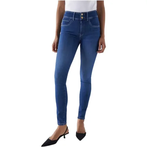 Skinny Jeans , female, Sizes: W29 L30, W28 L30, W27 L30, W26 L30, W31 L30, W30 L30 - Salsa - Modalova