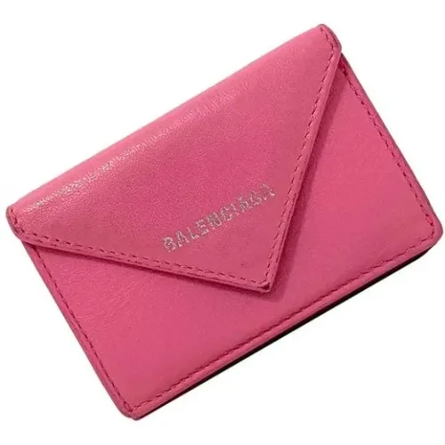 Pre-owned Wallets, female, , Size: ONE SIZE Pre-owned Leather wallets - Balenciaga Vintage - Modalova