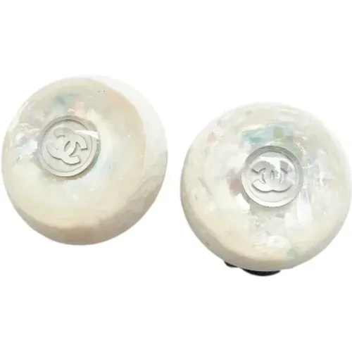 Pre-owned Plastic earrings , female, Sizes: ONE SIZE - Chanel Vintage - Modalova