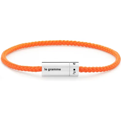 Bracelets, unisex, , Size: 2XS Nato Cable Bracelet - Le Gramme - Modalova