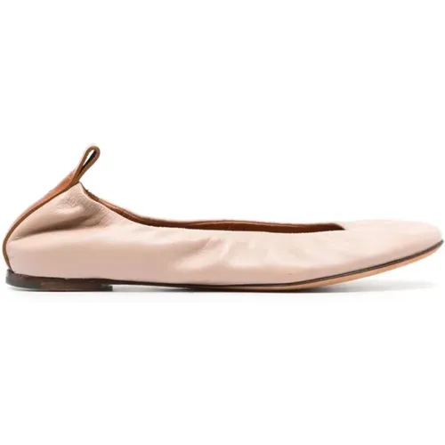 Minimalistische Lederballerinas , Damen, Größe: 37 EU - Lanvin - Modalova