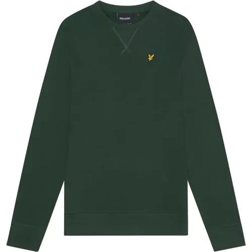 Sweatshirts, male, , Size: L Crew Neck Sweatshirt Mid Layers - Lyle & Scott - Modalova