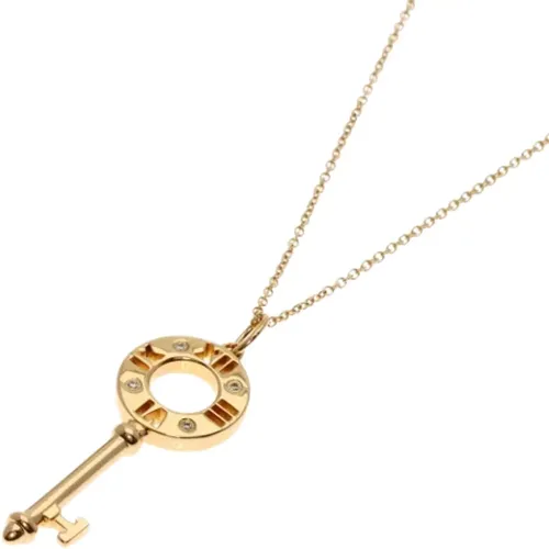 Pre-owned Jewellery, female, , Size: ONE SIZE Pre-owned Rose Gold necklaces - Tiffany & Co. Pre-owned - Modalova