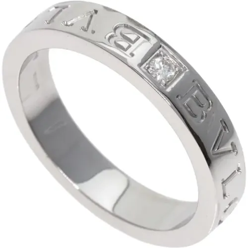 Pre-owned Jewellery, female, , Size: ONE SIZE Pre-owned White Gold rings - Bvlgari Vintage - Modalova