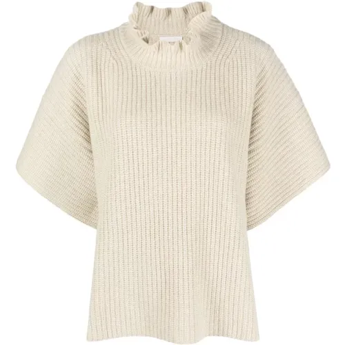 Short sleeve sweater , female, Sizes: M - See by Chloé - Modalova