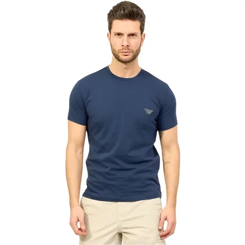 Logo T-shirt Regular Fit , male, Sizes: L, S, 2XL, XL - Emporio Armani EA7 - Modalova