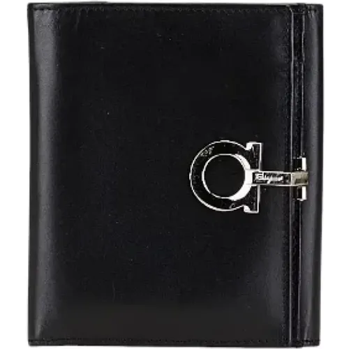 Pre-owned Wallets, female, , Size: ONE SIZE Pre-owned Leather wallets - Salvatore Ferragamo Pre-owned - Modalova