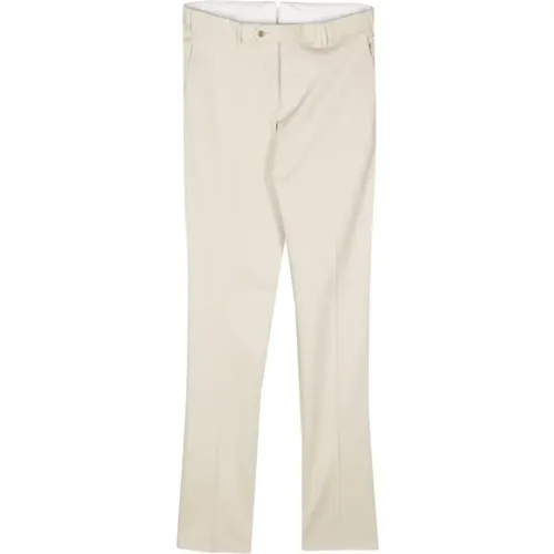 Chinos, male, , Size: XL Luigi Bianchi Trousers MultiColour - Luigi Bianchi Mantova - Modalova