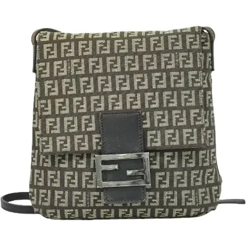 Pre-owned Cross Body Bags, female, , Size: ONE SIZE Pre-owned Canvas fendi-bags - Fendi Vintage - Modalova