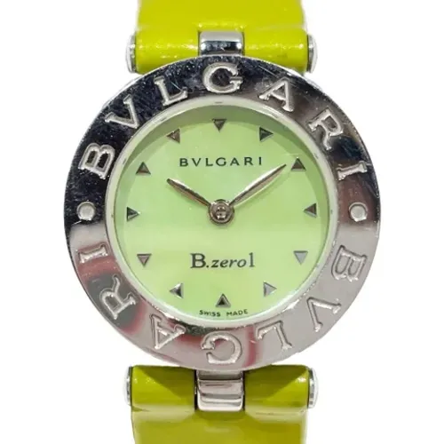 Pre-owned Watches, female, , Size: ONE SIZE Pre-owned Leather watches - Bvlgari Vintage - Modalova