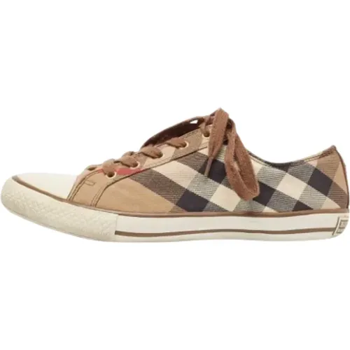 Pre-owned Canvas sneakers , male, Sizes: 8 UK - Burberry Vintage - Modalova