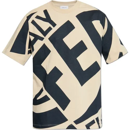 T-Shirt mit Logo , Herren, Größe: M - Salvatore Ferragamo - Modalova