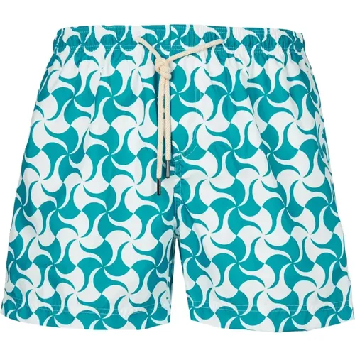 Mediterranean Style Swimwear Green , male, Sizes: XL, M, L - Peninsula - Modalova