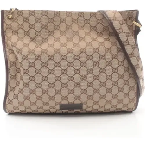 Pre-owned Canvas gucci-bags , female, Sizes: ONE SIZE - Gucci Vintage - Modalova