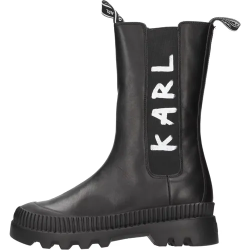 Stiefel Schwarz , Damen, Größe: 39 EU - Karl Lagerfeld - Modalova