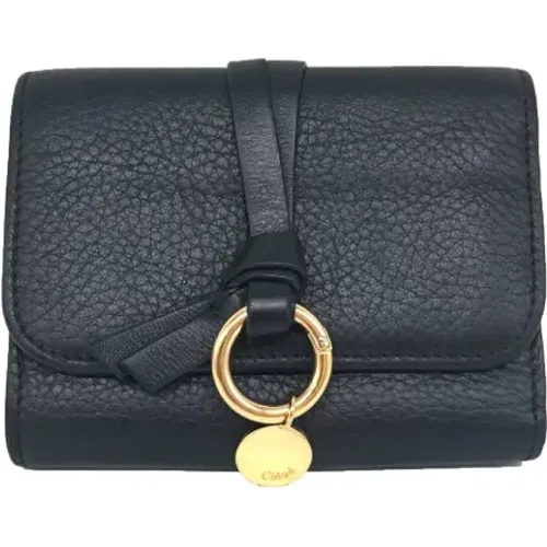 Pre-owned Wallets, female, , Size: ONE SIZE Pre-owned Leather wallets - Chloé Pre-owned - Modalova