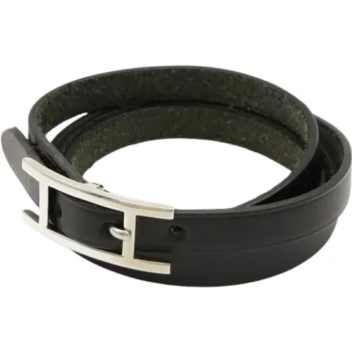 Pre-owned Jewellery, female, , Size: ONE SIZE Pre-owned Leather belts - Hermès Vintage - Modalova