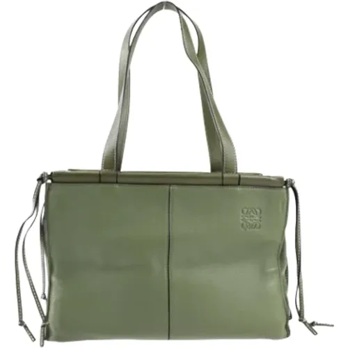 Pre-owned Tote Bags, female, , Size: ONE SIZE Pre-owned Leather shoulder-bags - Loewe Pre-owned - Modalova