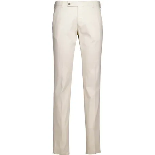 Chinos, male, , Size: L Light Grey Pants - Berwich - Modalova