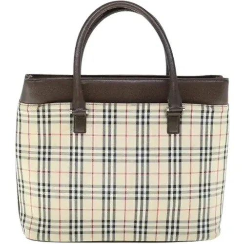 Pre-owned Tote Bags, female, , Size: ONE SIZE Pre-owned Canvas totes - Burberry Vintage - Modalova