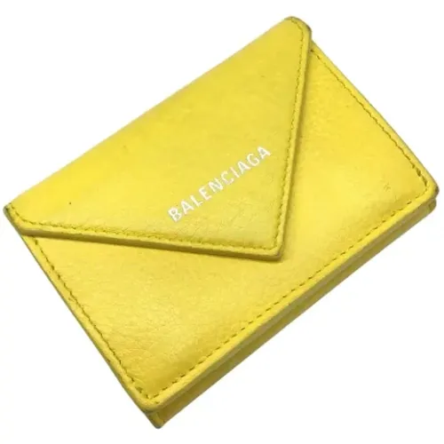 Pre-owned Wallets, female, , Size: ONE SIZE Pre-owned Leather wallets - Balenciaga Vintage - Modalova