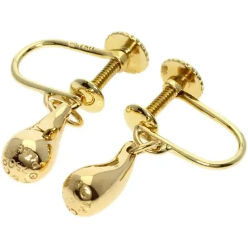 Pre-owned Jewellery, female, , Size: ONE SIZE Pre-owned Gold earrings - Tiffany & Co. Pre-owned - Modalova