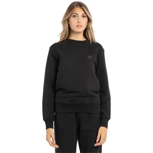 Cotton Sweater with Tonal Star , female, Sizes: XS - Golden Goose - Modalova