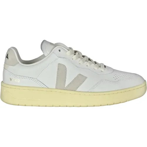 Leather Sneakers with Suede Details , female, Sizes: 5 UK, 7 UK, 3 UK, 8 UK, 6 UK, 4 UK - Veja - Modalova