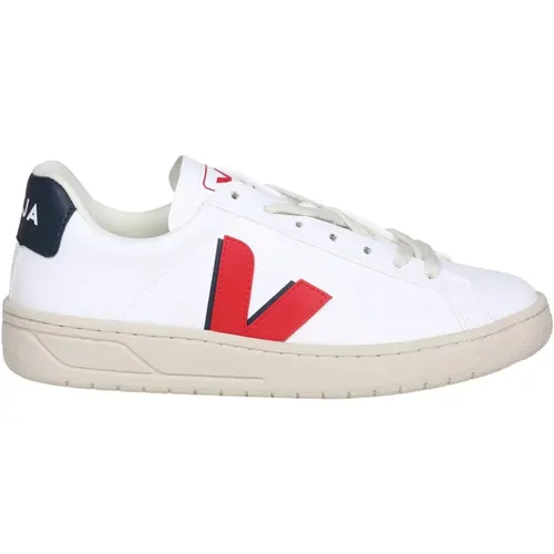 Campo chromefree in /red leather , male, Sizes: 7 UK - Veja - Modalova