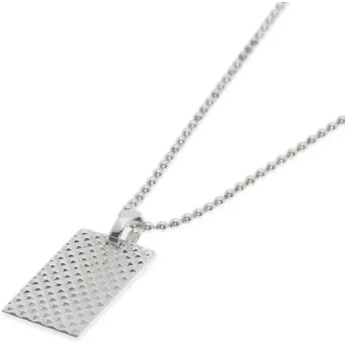 Pre-owned Jewellery, female, , Size: ONE SIZE Pre-owned Silver necklaces - Tiffany & Co. Pre-owned - Modalova