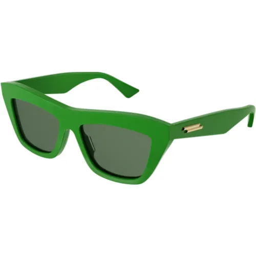 Acetate Sunglasses Bv1121S-005 , unisex, Sizes: 55 MM - Bottega Veneta - Modalova