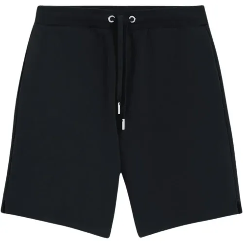 Schwarze Fleece-Shorts aus Bio-Baumwolle , Herren, Größe: S - Ami Paris - Modalova