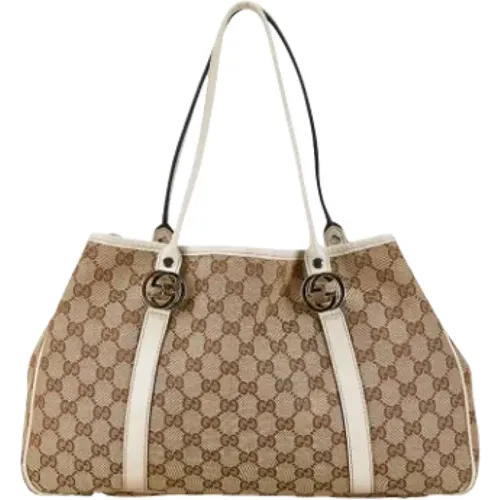 Pre-owned Tote Bags, female, , Size: ONE SIZE Pre-owned Leather gucci-bags - Gucci Vintage - Modalova