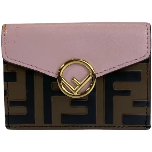 Pre-owned Wallets, female, , Size: ONE SIZE Pre-owned Leather wallets - Fendi Vintage - Modalova