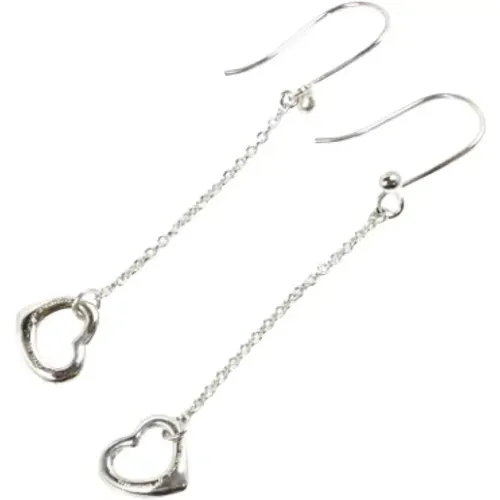 Pre-owned Jewellery, female, , Size: ONE SIZE Pre-owned Silver earrings - Tiffany & Co. Pre-owned - Modalova