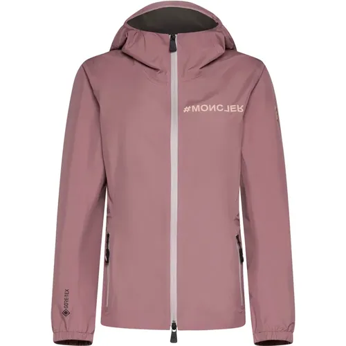 Windproof Waterproof Jacket , female, Sizes: L, S - Moncler - Modalova