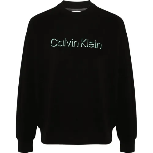 Embossed Logo Sweatshirt , male, Sizes: L, M - Calvin Klein - Modalova