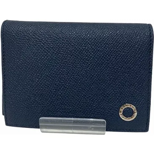 Pre-owned Wallets, female, , Size: ONE SIZE Pre-owned Leather wallets - Bvlgari Vintage - Modalova