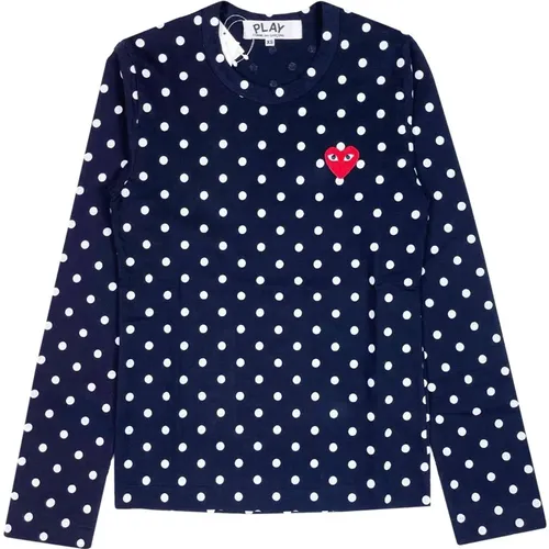 Long Sleeve Tops , Damen, Größe: M - Comme des Garçons Play - Modalova