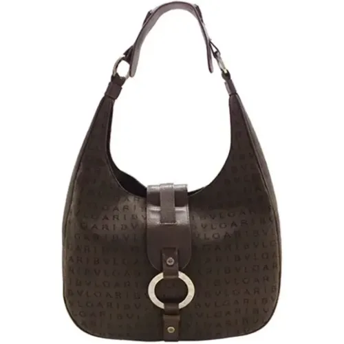 Pre-owned Canvas shoulder-bags , female, Sizes: ONE SIZE - Bvlgari Vintage - Modalova