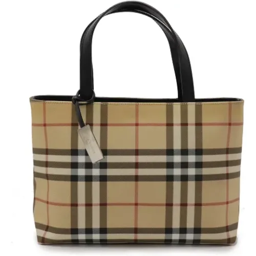 Pre-owned Tote Bags, female, , Size: ONE SIZE Pre-owned Leather handbags - Burberry Vintage - Modalova