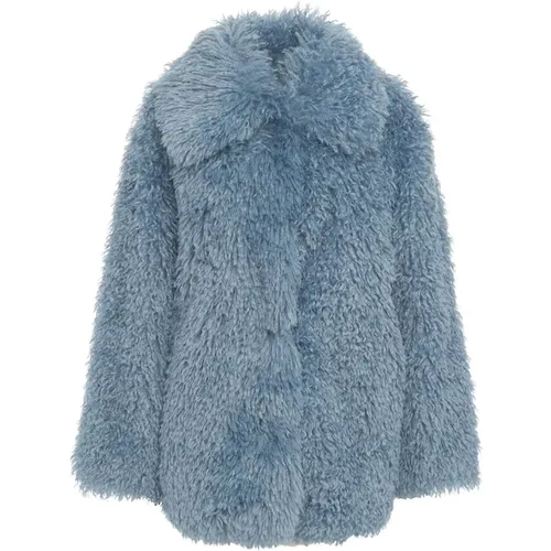 Blaue Mäntel Aw24 Modellhöhe 178cm , Damen, Größe: XS - Jakke - Modalova